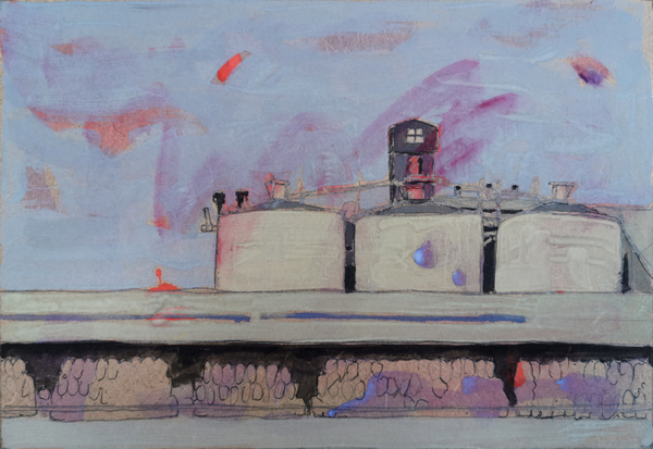 zone portuaire 2 - 21x30 - tempera